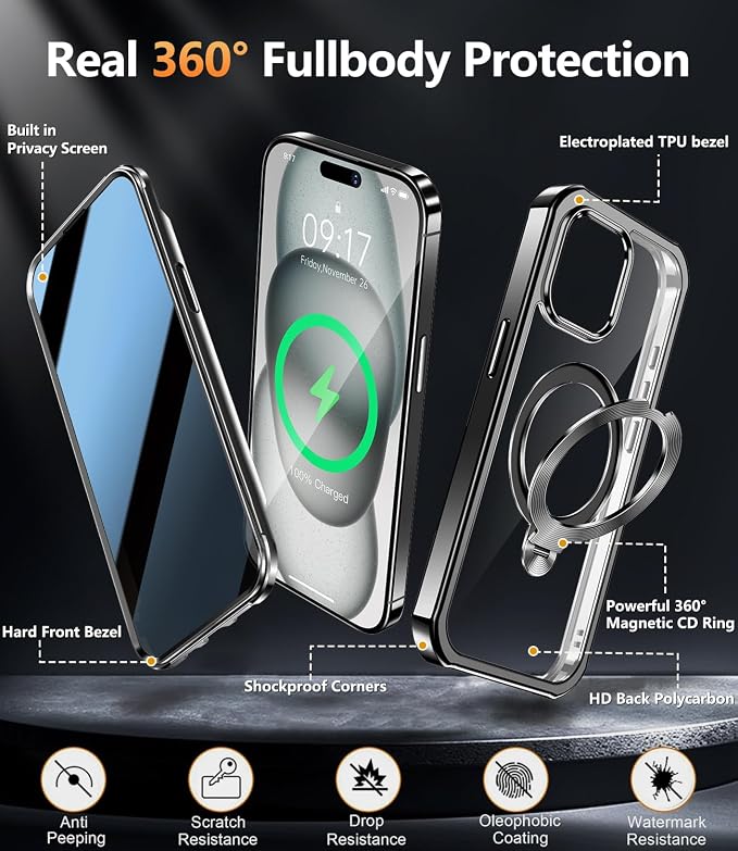 Mil-Grade Shockproof Full Body Anti-Spy Cover - Image 7