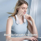 AMACOOL Bladeless Neck Fan Portable Personal Fan 5000mAh Rechargeable Battery - Image 2