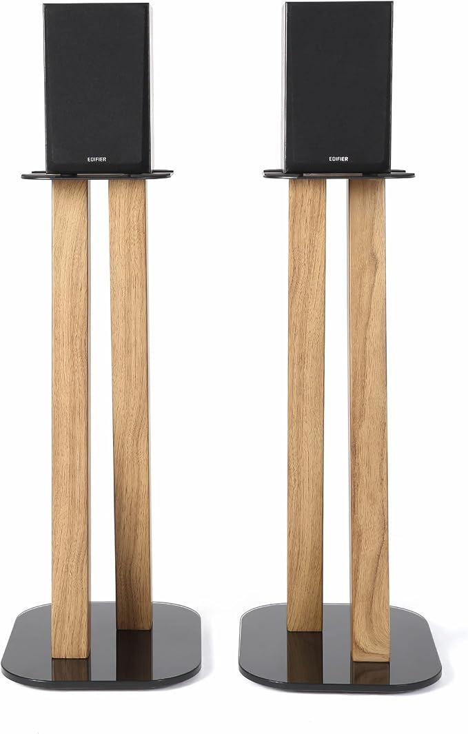 EXIMUS One Pair Fixed Height Universal Speaker Floor Stands - Image 2