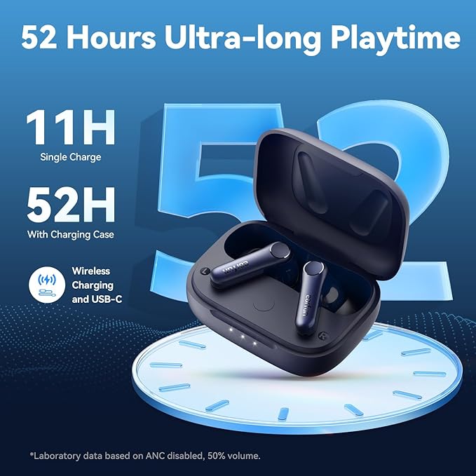 EarFun Air Pro 4 Adaptive Hybrid Noise Canceling Wireless Earbuds, Qualcomm - Image 6