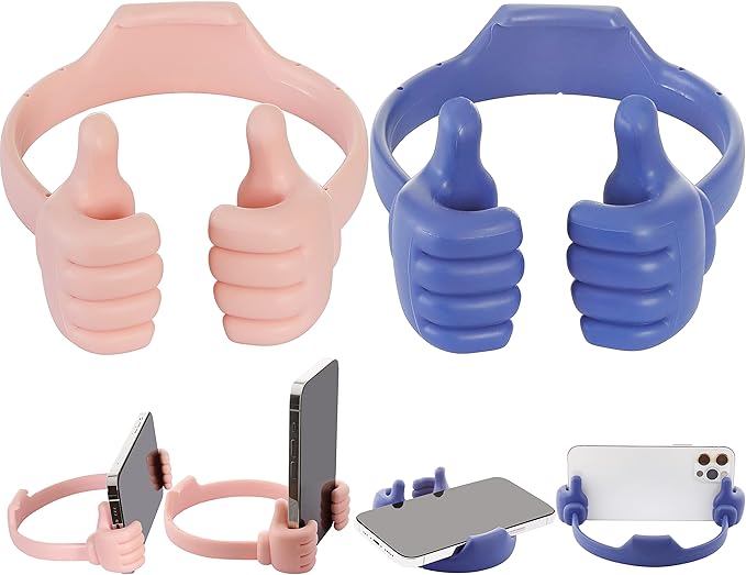 Honsky Cell Phone Stand Holder 2-Pack, Thumbs Up Lazy Phone Stand, Universal by Honsky