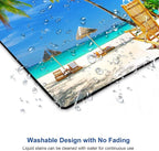 Beach Mouse Pad, Coconut Trees Mouse Pad, Nature Mouse Mat Square Waterproof - Image 5
