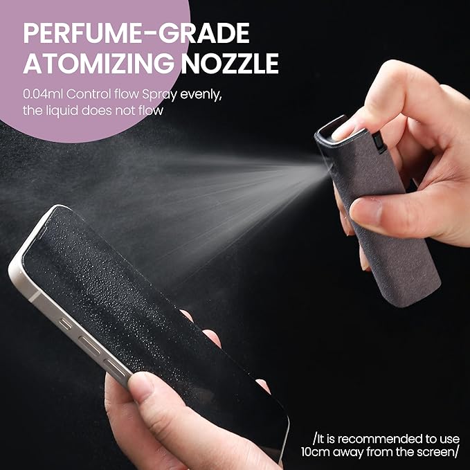 2 Pcs Screen Cleaner Kit, 3-in-1 Touchscreen Mist Cleaner Spray Bottle Tool & - Image 4