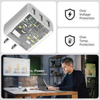 3-Port USB Wall Charger, Compatible - Image 3