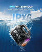 Portable Bluetooth Speaker - 80W Peak Loud Speakers - Image 4
