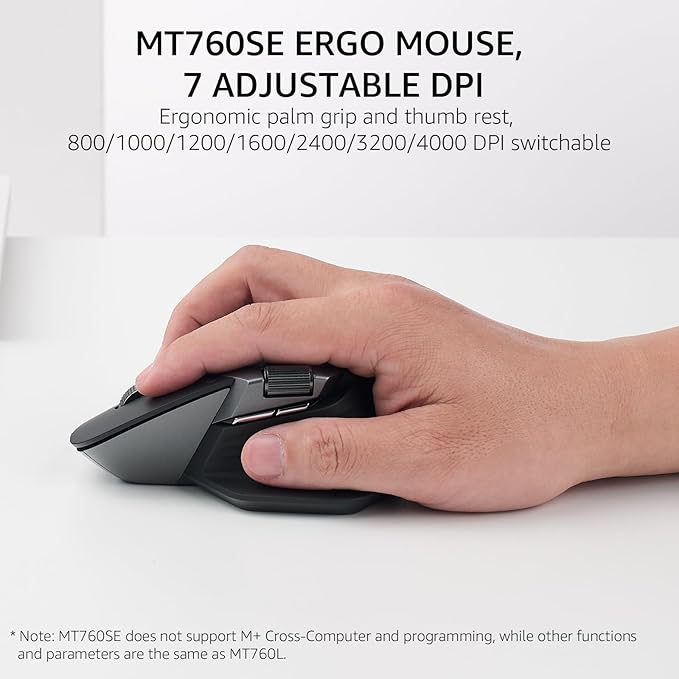 Rapoo 9560M Wireless Keyboard and Mouse Combo, Blade-Series E9550L 110-Key - Image 5