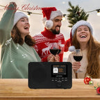LEMEGA IR1 Portable WiFi Internet Radio, FM Digital Radio, Dual Alarms Clock - Image 8