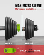 Narrow Barbell Clips 2.5cm Width - Image 4