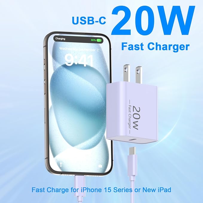 Matsusho 20W USB C Wall Charger Fast Charging Compatible - Image 2