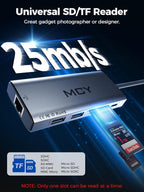 MCY USB C Hub, Laptop Docking Station Dual Monitor Single 8K, 10 in 1 Type-C - Image 6