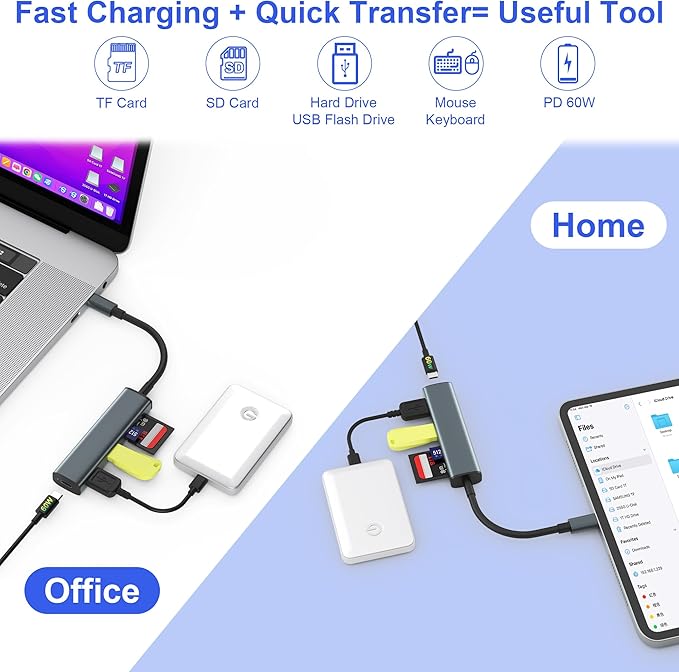 USB C SD Card Reader, Memory Card Reader - Image 4