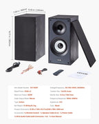 VEVOR Powered Bookshelf Speakers, 25W x 2, Active Studio Monitor Speaker - Image 7