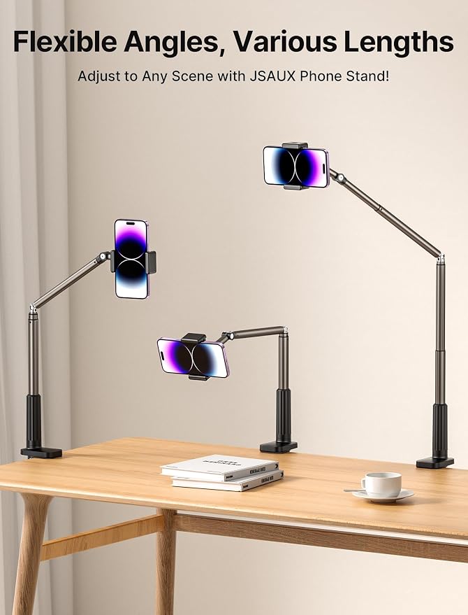 JSAUX Phone Holder for Desk and Bed Compatible - Image 6