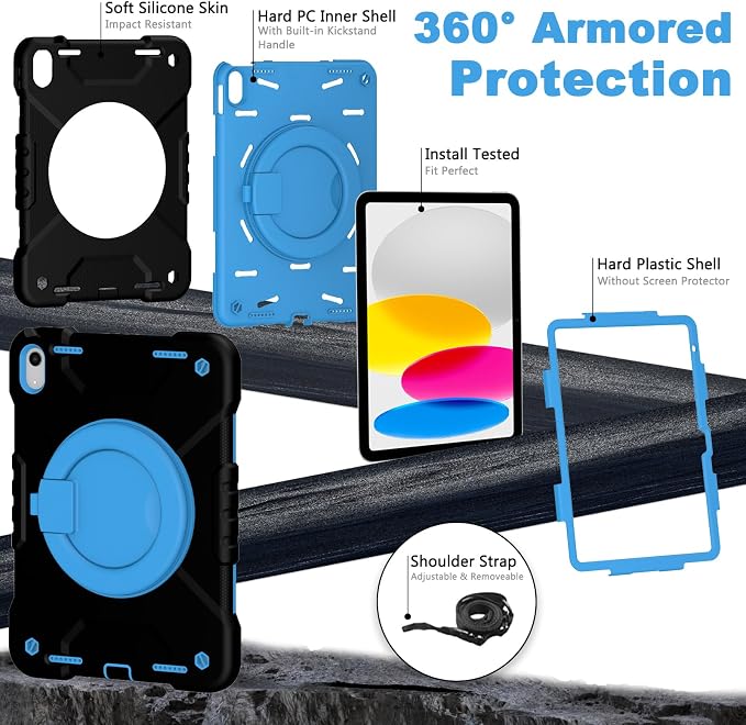 Case for iPad 11th Generation 11 inch 2025/10th Generation 10.9 inch 2022 - Image 3
