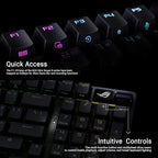 ASUS ROG Strix Scope II 96 Wireless Gaming Keyboard, Tri-Mode Connection - Image 7