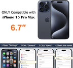 Designed for iPhone 15 Pro Max Case Compatible - Image 8
