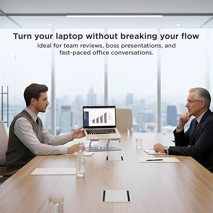 Uncaged Ergonomics Swivel Laptop Stand - Image 7