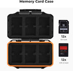 K&F Concept 24 Slots Memory Card Case, Water-Resistant Shockproof Memory Card - Image 2