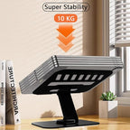 Larger Metal Tablet Stand, Adjustable 360° Rotation Tablet Holder Compatible - Image 4