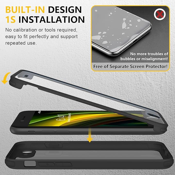 Miracase for iPhone SE Phone Case 3rd/2nd Generation 2022 2020 Full-Body - Image 4