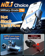 HTU 2025 Best Car Phone Holder 【Ultimate 5-in-1 & Upgraded 100+LBS Strongest - Image 8