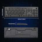 Rii RK907 Ultra-Slim Compact USB Wired Keyboard - Image 7
