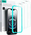 ESR 3 Pack for iPhone 16e/iPhone 14/iPhone 13/iPhone 13 Pro Screen Protector by ESR