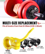 Narrow Barbell Clips 2.5cm Width - Image 2