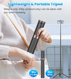 TONEOF 67" Cell Phone Selfie Stick Tripod, Smartphone Stand All-in-1 - Image 7