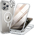 Miracase Magnetic for iPhone 15 Pro Case Full-Body Bumper Phone case by Miracase