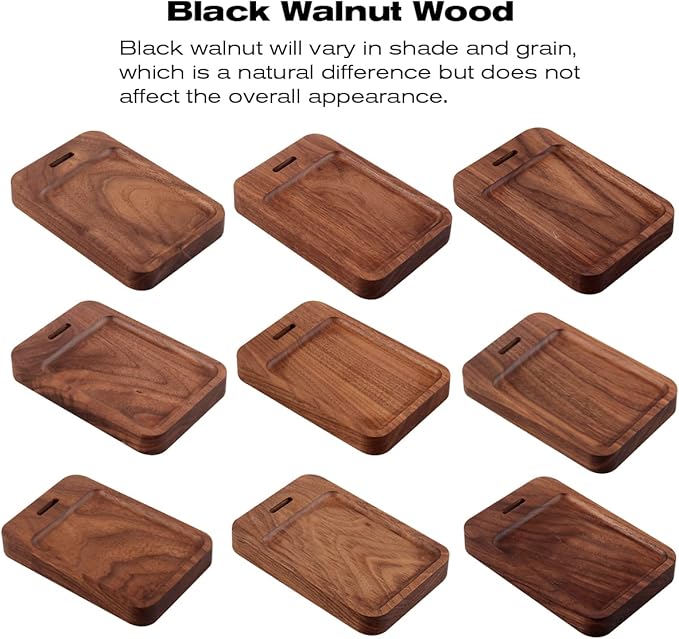 Walnut Wood & Aluminum Headset Holder, Desktop Headphone Stand, Universal - Image 7
