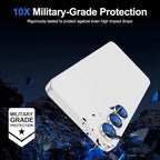 for Samsung Galaxy S25 Camera Lens Protector, Individual Metal Ring Tempered - Image 5