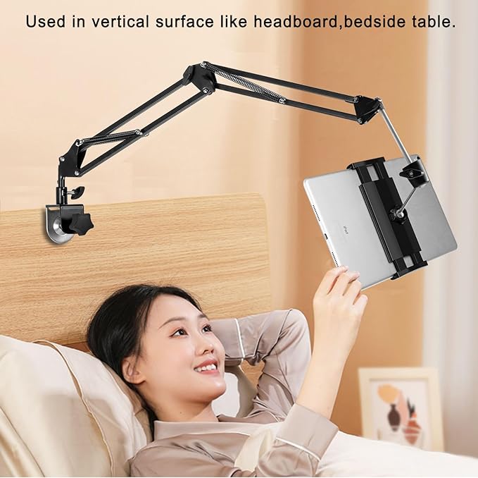 Tablet Stand Phone Holder for Bed, iPad Holder for Desk, Compatible - Image 2