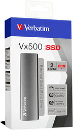 Verbatim 2TB Vx500 Portable SSD External Hard Drive USB 3.1 Gen 2 – Space Gray - Image 6