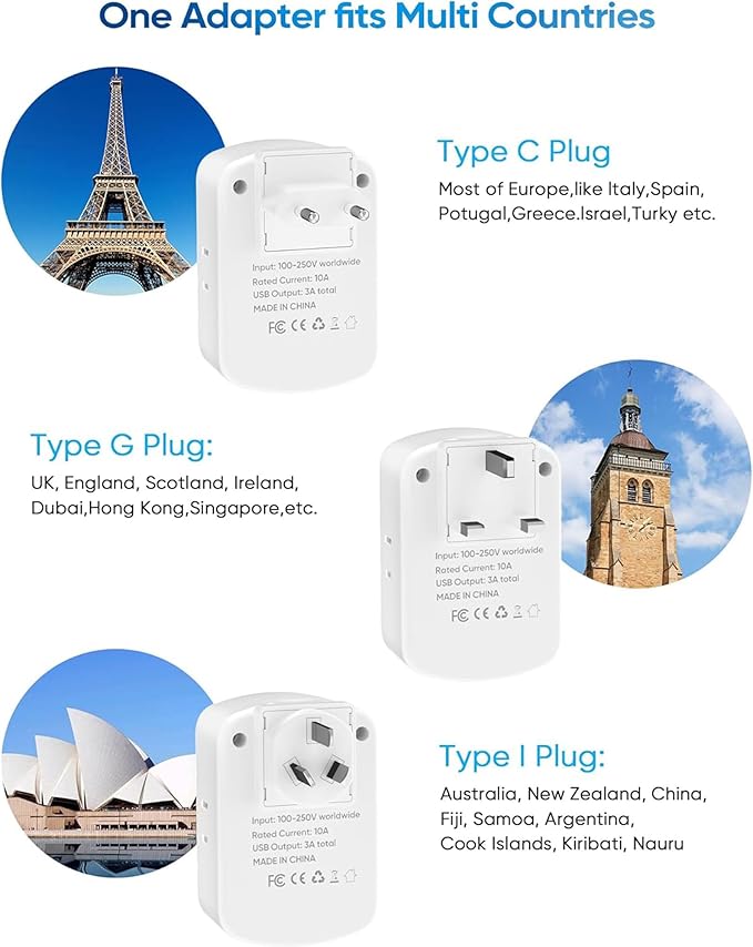 Olcorife Universal Travel Adapter Kit - Image 3