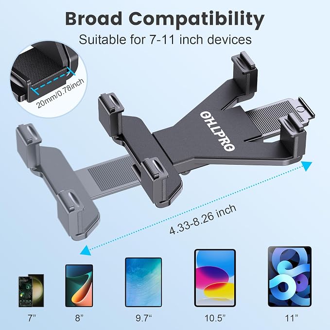 OHLPRO Tablet Wall Mount, Sticky iPad Holder, Damage-Free Adhesive Wall Dock - Image 5