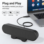 INGA Computer Speakers for Desktop PC, USB Monitor Speaker Bar - Image 3