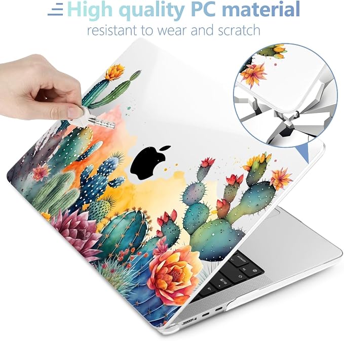 MEEgoodo Case for MacBook Air M4/M3/M2 13.6 inch 2025 2024 2022, Fit Model - Image 4