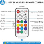 RGBZONE 3-PIN LED Controller, RF Wireless Remote Control, DC5V/12V/24V Mini - Image 2