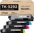 TK5292 TK-5292 Toner Cartridges 4-Pack High Yield Replacement by KingKJInkToner
