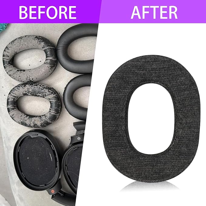 Skin-Friendly Cotton Replacement Earpads - Image 3