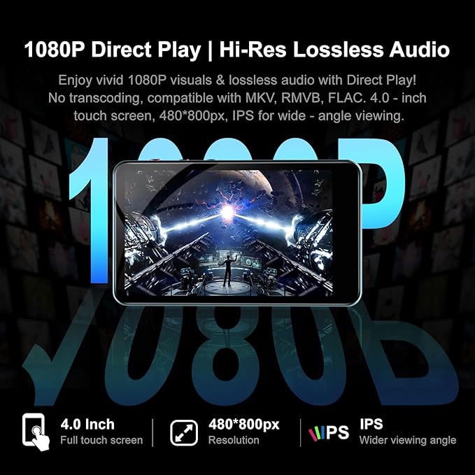 144GB MP3 Player with Bluetooth and WiFi, MP3 Music Player with Spotify - Image 3