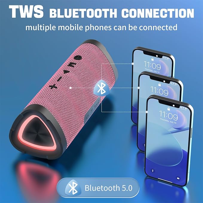 Vanzon Bluetooth Speakers V40 Portable Wireless Speaker V5.0 - Image 4