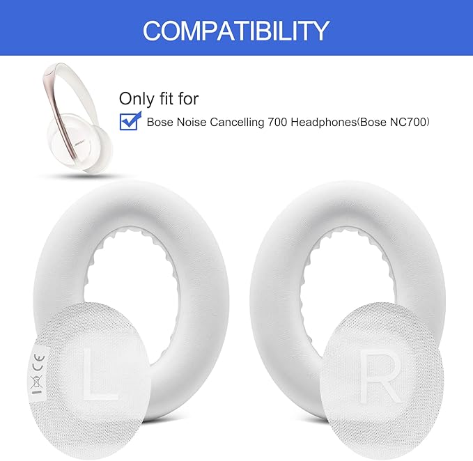 Replacement Ear Pads for Bose NC700 Noise Cancelling Headphones, Upgrade - Image 2