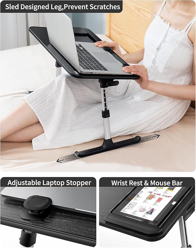 SAIJI Height & Angle Adjustable Laptop Stand - Image 4
