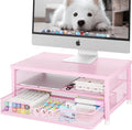 Desk Organizers and Accessories, 2-Tier Computer Monitor Stand Riser by OPNICE