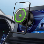 2025 Upgraded Electric Vacuum Magnetic Car Phone Holder, 15W Wireless Charger by Muuto