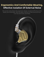 KZ ZSN PRO X Gaming Earbuds in Ear Monitor Headphones, High Fidelity IEMS - Image 6