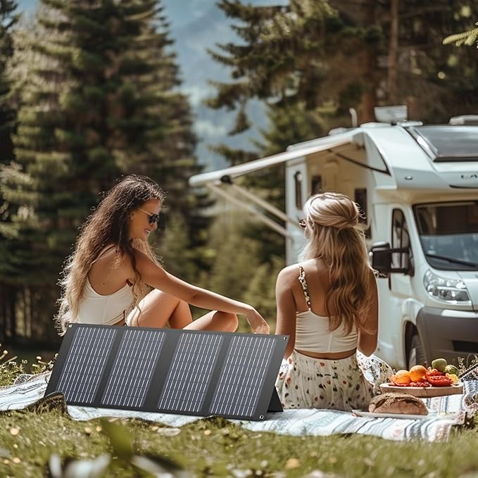 Portable Solar Panel Charger 40W Foldable Solar Panel - Image 3