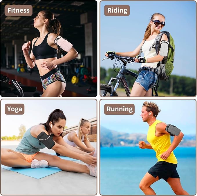 Phone Holder, Arm Bands for Workout, Use for Running, Hiking & Biking - Image 6